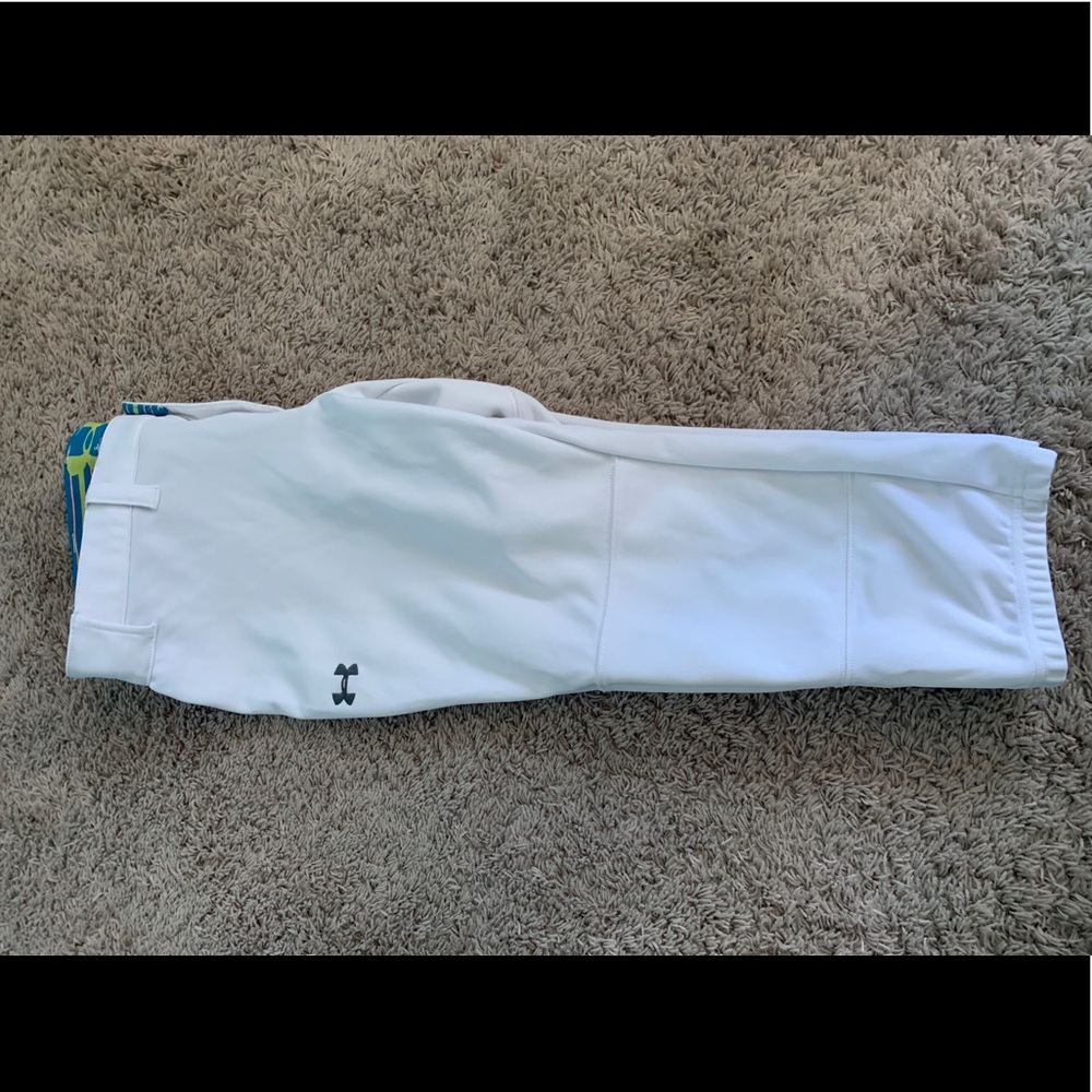Under Armour Softball Pants- White